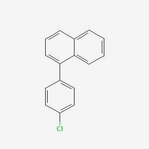 molecular formula C16H11Cl B3188817 1-(4-氯苯基)萘 CAS No. 24382-97-6