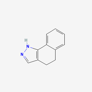molecular formula C11H10N2 B3188822 4,5-二氢-2H-苯并[g]吲唑 CAS No. 24445-06-5