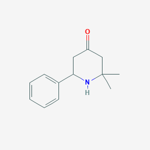 2,2-Dimethyl-6-phenylpiperidin-4-one