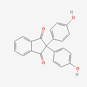 1H-Indene-1,3(2H)-dione, 2,2-bis(4-hydroxyphenyl)-
