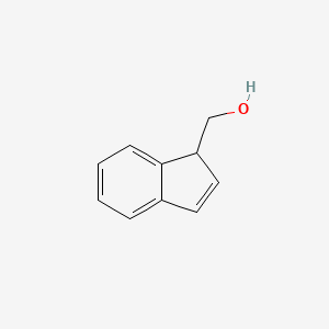 molecular formula C10H10O B3188849 1H-Indene-1-methanol CAS No. 2471-88-7
