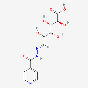 molecular formula C12H15N3O7 B3188874 Isoniazid Glucuronate CAS No. 25019-85-6