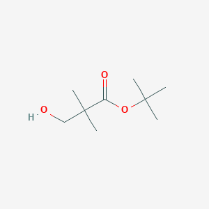 molecular formula C9H18O3 B3188884 Tert-butyl 3-hydroxy-2,2-dimethylpropanoate CAS No. 25307-76-0
