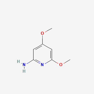 molecular formula C7H10N2O2 B3188917 4,6-Dimethoxypyridin-2-amine CAS No. 256642-28-1