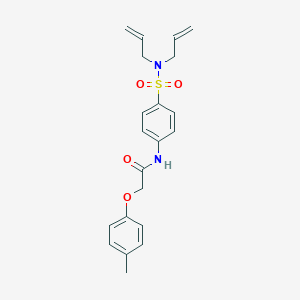 N-{4-[(diallylamino)sulfonyl]phenyl}-2-(4-methylphenoxy)acetamide