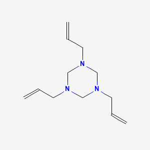 molecular formula C12H21N3 B3188959 1,3,5-Triallylhexahydro-1,3,5-triazine CAS No. 26028-43-3
