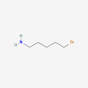 molecular formula C5H12BrN B3188992 5-溴戊-1-胺 CAS No. 26342-08-5