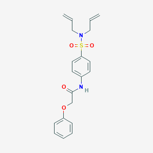 N-{4-[(diallylamino)sulfonyl]phenyl}-2-phenoxyacetamide