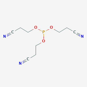 molecular formula C9H12N3O3P B3189024 三(2-氰乙基)亚磷酸酯 CAS No. 26727-53-7