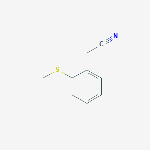 molecular formula C9H9NS B3189061 2-(2-(Methylthio)phenyl)acetonitrile CAS No. 27356-30-5