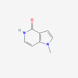 molecular formula C8H8N2O B3189069 1-甲基-1H-吡咯并[3,2-c]吡啶-4(5H)-酮 CAS No. 27381-99-3