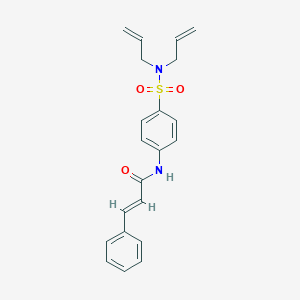 N-{4-[(diallylamino)sulfonyl]phenyl}-3-phenylacrylamide