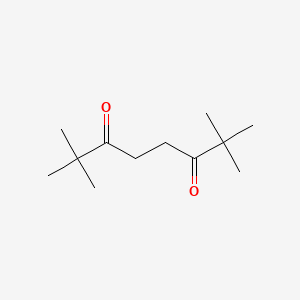 molecular formula C12H22O2 B3189091 2,2,7,7-四甲基-3,6-辛二酮 CAS No. 27610-88-4