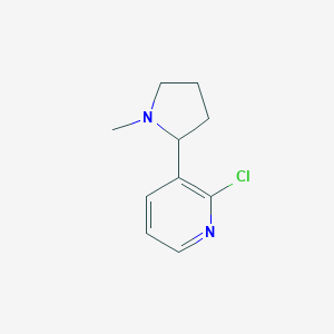 molecular formula C10H13ClN2 B031891 3-(1-Methyl-2-pyrrolidinyl)-2-chloropyridine CAS No. 871894-35-8