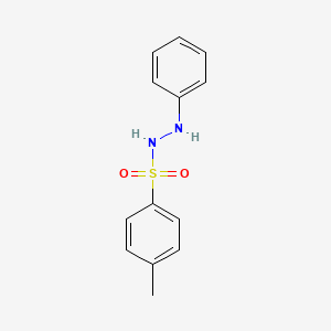 molecular formula C13H14N2O2S B3189192 Benzenesulfonic acid, p-methyl-, 2-phenylhydrazide CAS No. 29110-75-6