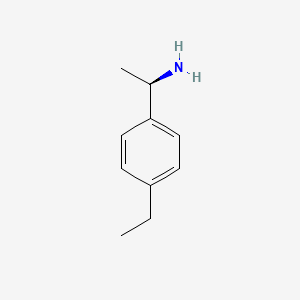 molecular formula C10H15N B3189199 (1R)-1-(4-ethylphenyl)ethanamine CAS No. 292068-37-2