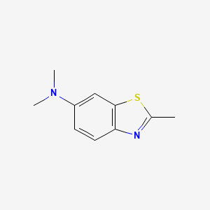 molecular formula C10H12N2S B3189209 N,N,2-Trimethylbenzo[d]thiazol-6-amine CAS No. 2941-73-3