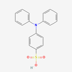 molecular formula C18H15NO3S B3189265 4-(Diphenylamino)benzene-1-sulfonic acid CAS No. 303730-29-2