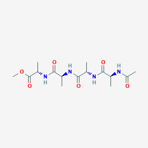 molecular formula C15H26N4O6 B3189308 乙酰-丙氨酸-丙氨酸-丙氨酸-丙氨酸-甲酯 CAS No. 30802-29-0