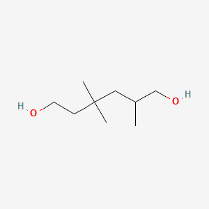 molecular formula C9H20O2 B3189312 2,4,4-Trimethylhexane-1,6-diol CAS No. 3089-25-6