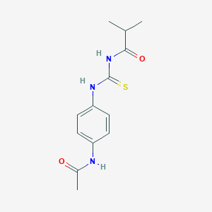 N-(4-{[(isobutyrylamino)carbothioyl]amino}phenyl)acetamide