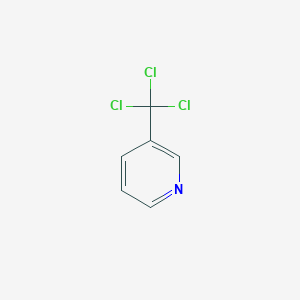 molecular formula C6H4Cl3N B3189320 3-(三氯甲基)吡啶 CAS No. 3099-50-1