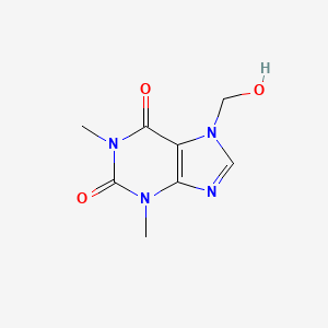 molecular formula C8H10N4O3 B3189366 7-Hydroxymethyl theophylline CAS No. 31542-43-5