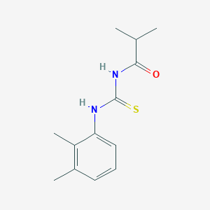 molecular formula C13H18N2OS B318937 N-(2,3-dimethylphenyl)-N'-isobutyrylthiourea 