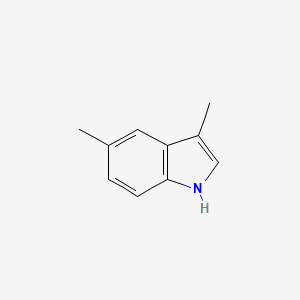 molecular formula C10H11N B3189392 1H-Indole, 3,5-dimethyl- CAS No. 3189-12-6