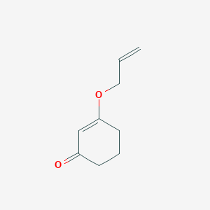 molecular formula C9H12O2 B3189396 2-Cyclohexen-1-one, 3-(2-propenyloxy)- CAS No. 31928-96-8