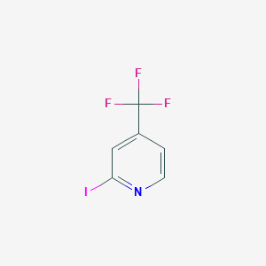 molecular formula C6H3F3IN B3189460 2-Iodo-4-(trifluoromethyl)pyridine CAS No. 326894-74-0