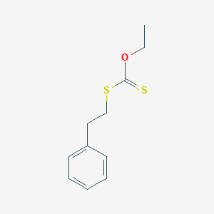 molecular formula C11H14OS2 B3189467 Ethoxy-phenethylsulfanyl-methanethione CAS No. 3278-36-2