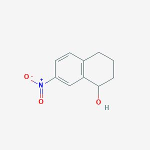 molecular formula C10H11NO3 B3189470 7-Nitro-1,2,3,4-tetrahydronaphthalen-1-ol CAS No. 32820-11-4
