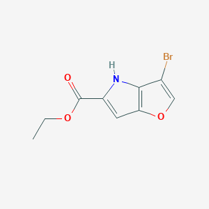 Ethyl 3-bromo-4H-furo[3,2-b]pyrrole-5-carboxylate