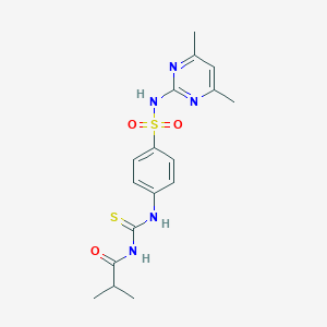 N-(4,6-dimethyl-2-pyrimidinyl)-4-{[(isobutyrylamino)carbothioyl]amino}benzenesulfonamide