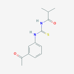 N-(3-acetylphenyl)-N'-isobutyrylthiourea