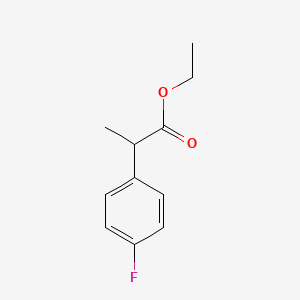 molecular formula C11H13FO2 B3189665 Ethyl 2-(4-fluorophenyl)propanoate CAS No. 341029-25-2