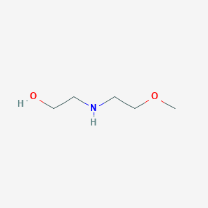 molecular formula C5H13NO2 B3189732 2-[(2-Methoxyethyl)amino]ethan-1-ol CAS No. 3485-05-0