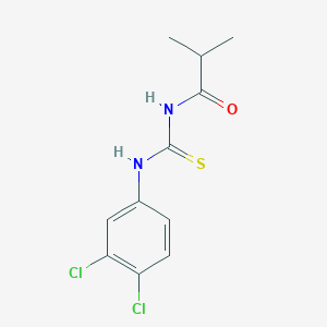 N-[(3,4-dichlorophenyl)carbamothioyl]-2-methylpropanamide