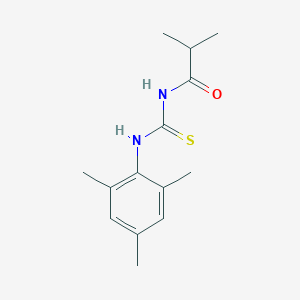 molecular formula C14H20N2OS B318979 2-methyl-N-[(2,4,6-trimethylphenyl)carbamothioyl]propanamide 