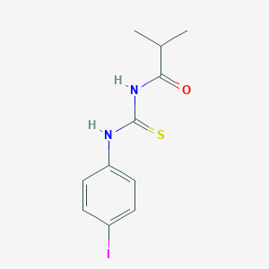molecular formula C11H13IN2OS B318981 N-[(4-iodophenyl)carbamothioyl]-2-methylpropanamide 