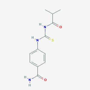 4-{[(Isobutyrylamino)carbothioyl]amino}benzamide