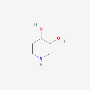 molecular formula C5H11NO2 B3189941 Piperidine-3,4-diol CAS No. 37088-07-6