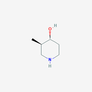 molecular formula C6H13NO B3189959 (3R,4R)-3-methylpiperidin-4-ol CAS No. 373604-43-4