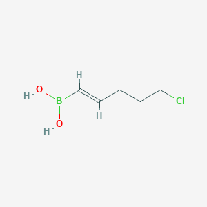 (E)-5-Chloro-1-penteneboronic acid