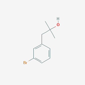 molecular formula C10H13BrO B3189986 1-(3-Bromophenyl)-2-methylpropan-2-ol CAS No. 3762-39-8