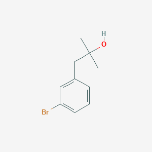 B3189986 1-(3-Bromophenyl)-2-methylpropan-2-ol CAS No. 3762-39-8