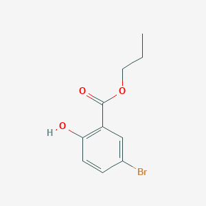 molecular formula C10H11BrO3 B3189995 Propyl 5-bromo-2-hydroxybenzoate CAS No. 37640-74-7