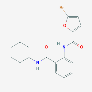5-bromo-N-[2-(cyclohexylcarbamoyl)phenyl]furan-2-carboxamide
