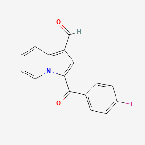 molecular formula C17H12FNO2 B3190021 3-(4-Fluoro-benzoyl)-2-methyl-indolizine-1-carbaldehyde CAS No. 379254-77-0